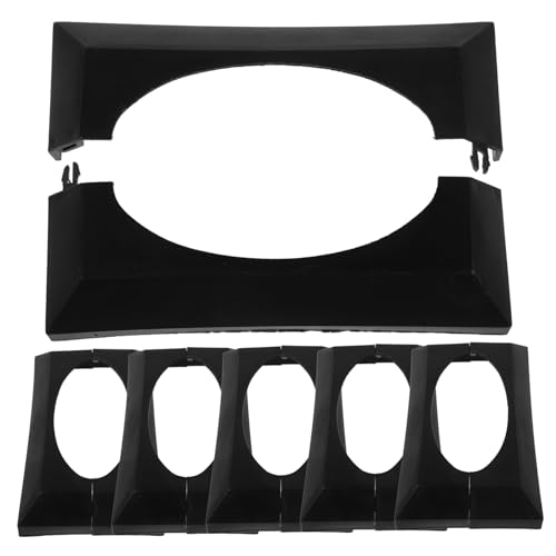 MAGICLULU 10 Stück Zaunpfosten abdeckkappen aus Robustem Kunststoff Dekorative Pfostenverkleidung mit Ovalem Sockel Wetterfeste Pfostenhülsen für Balkon Treppe und Geländer Langlebiger MAGICLULU 10 Stück Zaunpfosten abdeckkappen aus Robustem Kunststoff Dekorative Pfostenverkleidung mit Ovalem Sockel Wetterfeste Pfostenhülsen für Balkon Treppe und Geländer Langlebiger von MAGICLULU