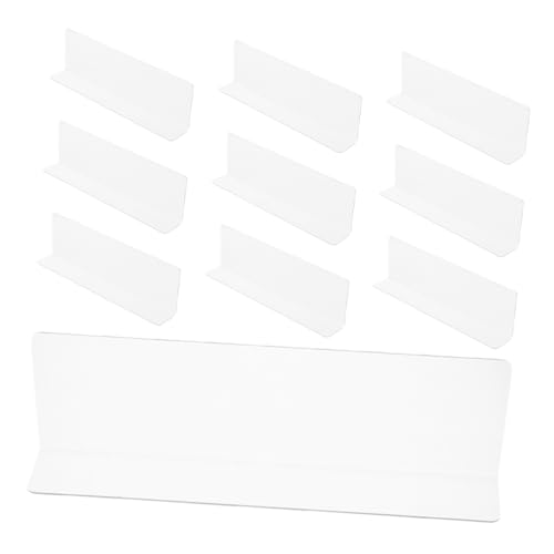 MAGICLULU 10 Teiliger Regal Organizer L Förmiger Trenner Transparenter Organizer Teiler Für Die Warenklassifizierung Schränke Regale von MAGICLULU