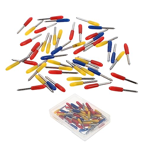 MAGICLULU 2 Sätze Vinyl-schneidemaschinen-Werkzeuge Wolframstahl- Glattes Schneiden Kein Ziehen Kein Überspringen 50 Stück * 2 von MAGICLULU