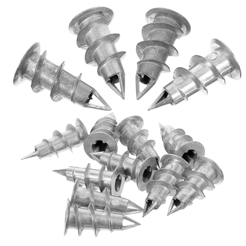 MAGICLULU 100 Stück Selbstbohrende Trockenbau dübel spiralförmig für schwere Lasten stabile Wandbefestigung für Bilderrahmen und Ablagen geeignet für Gipskarton und Rigipsplatten MAGICLULU 100 Stück Selbstbohrende Trockenbau dübel spiralförmig für schwere Lasten stabile Wandbefestigung für Bilderrahmen und Ablagen geeignet für Gipskarton und Rigipsplatten von MAGICLULU