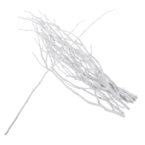MAGICLULU 10St 50 cm getrocknete Zweige trockene Zweige getrocknete Blütenstiele Geäst Vase Anlage Baumzweigdekore weiße Zweige künstlich Pflanze Dekorationen trockener AST schmücken Holz von MAGICLULU