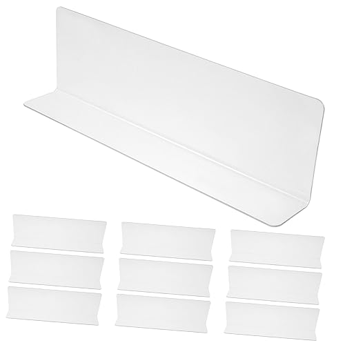 MAGICLULU 10st Kleiderschrankteiler Kommode Schubladenteiler Acryl-trennwand Durchsichtiger Bücherregal-trenner Marktregalteiler Geldbörsentrenner Regaltrenner Austauschbar Pvc Abschneiden MAGICLULU 10st Kleiderschrankteiler Kommode Schubladenteiler Acryl-trennwand Durchsichtiger Bücherregal-trenner Marktregalteiler Geldbörsentrenner Regaltrenner Austauschbar Pvc Abschneiden von MAGICLULU