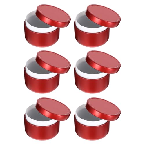 MAGICLULU 10st Teedose Frischhaltedose Gebäckdose Plätzchen Dose Weinrote Dose Loose Leaf Tea Storage Vorratsdose Rot Kaffeepaddose Rot Blechdose Rot Gewürzpulver Metall Weißblech Runde Dose MAGICLULU 10st Teedose Frischhaltedose Gebäckdose Plätzchen Dose Weinrote Dose Loose Leaf Tea Storage Vorratsdose Rot Kaffeepaddose Rot Blechdose Rot Gewürzpulver Metall Weißblech Runde Dose von MAGICLULU