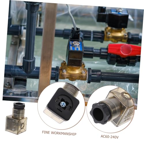 MAGICLULU 12 Stck. Teiliges Solenoid Coil Connector Poligem Anschluss und Integrierter Led-kontrollleuchte Robustes Gummi Pp-material Professionelle Ausführung Geeignet für von MAGICLULU