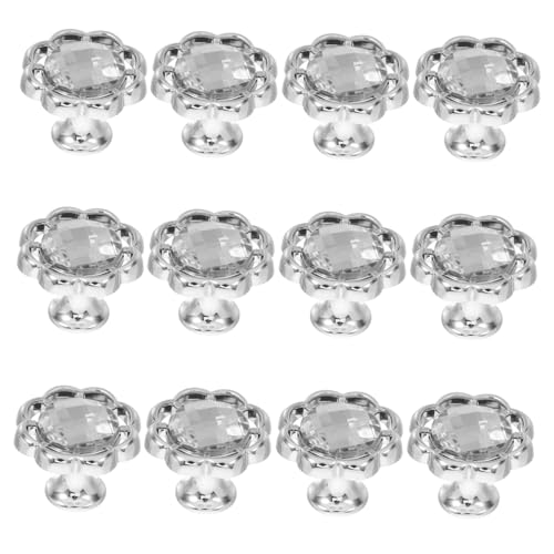 MAGICLULU 12 Stück Stilvolle Blüten Rhinestone Griffe für Einfache Montage für Küche Kleiderschrank Wohnzimmer MAGICLULU 12 Stück Stilvolle Blüten Rhinestone Griffe für Einfache Montage für Küche Kleiderschrank Wohnzimmer von MAGICLULU