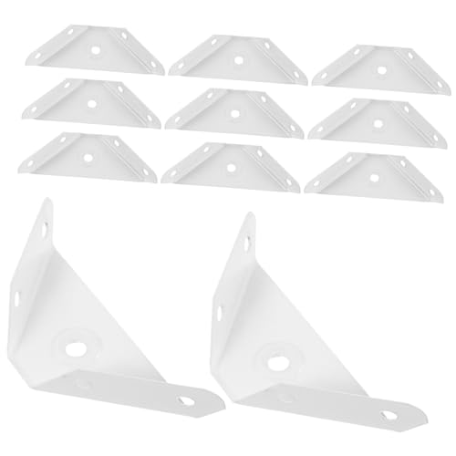 MAGICLULU 12 Stück Teiliges Dreiseitiger Verstärkter Eckwinkel aus Dickem Stahl Schrankhalterung für Schränke Hängeschränke Vielseitige Regalhalterung zur Stabilen Möbelbefestigung MAGICLULU 12 Stück Teiliges Dreiseitiger Verstärkter Eckwinkel aus Dickem Stahl Schrankhalterung für Schränke Hängeschränke Vielseitige Regalhalterung zur Stabilen Möbelbefestigung von MAGICLULU