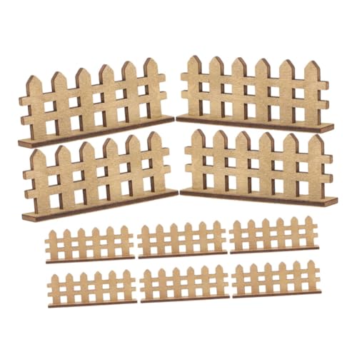 MAGICLULU 12 Stück Teiliges Mini Holzzaun Wetterfester Natürlicher Holz Zaun für Puppenhaus Diy Märchengarten Dekorative Einfriedung für Blumentopf und Mini Landschaftsgestaltung MAGICLULU 12 Stück Teiliges Mini Holzzaun Wetterfester Natürlicher Holz Zaun für Puppenhaus Diy Märchengarten Dekorative Einfriedung für Blumentopf und Mini Landschaftsgestaltung von MAGICLULU