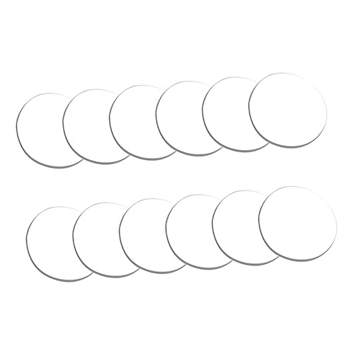 MAGICLULU 12 Stück Teiliges Transparente Glas Tischpuffer Saugnapf Abstandshalter Rutschfest Schützend für Glasplatten Möbel Schutz Langlebig und Verschleißfest von MAGICLULU