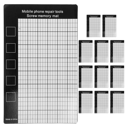 MAGICLULU 12er Set Magnetpads: Magnetische Schrauben-Organizer-Matte für Kleinteile Elektronikreparatur – Aufbewahrungsmatte für Schrauben bei Handy- und Laptop-Öffnung MAGICLULU 12er Set Magnetpads: Magnetische Schrauben-Organizer-Matte für Kleinteile Elektronikreparatur – Aufbewahrungsmatte für Schrauben bei Handy- und Laptop-Öffnung von MAGICLULU