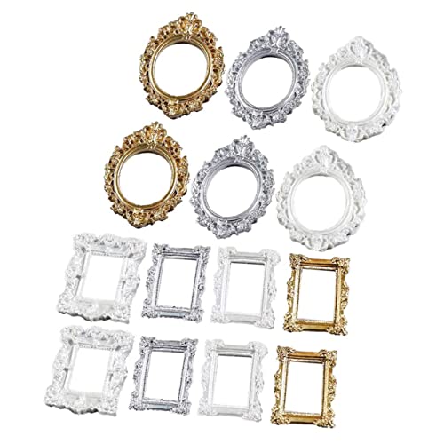 MAGICLULU 14 Stück Miniatur Bilderrahmen Teilig DIY Dekorationsrahmen für Handyhüllen Kreative Mini Ornamente aus Hochwertigem Harz für Heimdekoration und Bastelprojekte MAGICLULU 14 Stück Miniatur Bilderrahmen Teilig DIY Dekorationsrahmen für Handyhüllen Kreative Mini Ornamente aus Hochwertigem Harz für Heimdekoration und Bastelprojekte von MAGICLULU