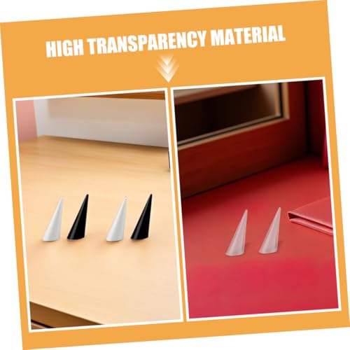 MAGICLULU 15 Stück Teiliges Ringhalter mit Farben Transparenter Weißer und Schwarzer Schmuckständer für Einzelring-präsentation Vielseitiger Ringhalter Turm mit Stabilem Sockel für von MAGICLULU