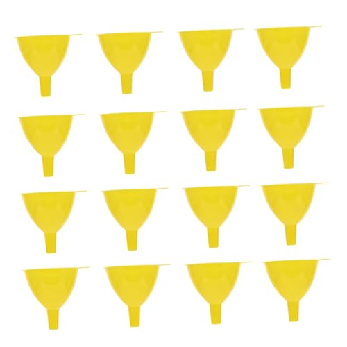 MAGICLULU 16 Stück Teiliges Labor Kunststoff-trichter Breiter Mund aus Robustem Kunststoff Auslaufsicher Praktisch für Präzises Abfüllen und Filtern im Laborgebrauch von MAGICLULU