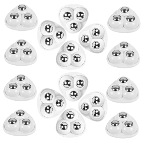 MAGICLULU 16 Stück Teiliges Selbstklebende Möbelrollen mit Drehung Kleine Edelstahl Möbel und Haushaltsgeräte Geräuscharm Verschleißfest Einfach zu Montieren für Flexible Möbelanordnung MAGICLULU 16 Stück Teiliges Selbstklebende Möbelrollen mit Drehung Kleine Edelstahl Möbel und Haushaltsgeräte Geräuscharm Verschleißfest Einfach zu Montieren für Flexible Möbelanordnung von MAGICLULU