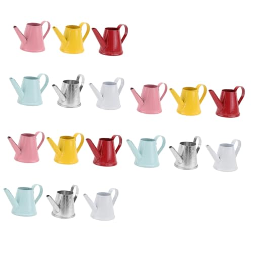 MAGICLULU 18 Stück Teiliges Mini Wasserkocher Deko Candyfarben Langlebige Miniatur Gießkanne für Hausdeko Leichte und Robuste Wohnaccessoires als Fotorequisit und Tischdekoration MAGICLULU 18 Stück Teiliges Mini Wasserkocher Deko Candyfarben Langlebige Miniatur Gießkanne für Hausdeko Leichte und Robuste Wohnaccessoires als Fotorequisit und Tischdekoration von MAGICLULU