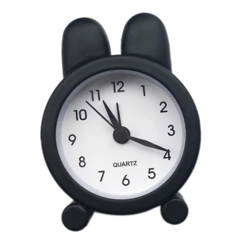 MAGICLULU Metall-ohrwecker Desktop-weckgerät Einfaches Design Schwarz Für Wohnheim von MAGICLULU