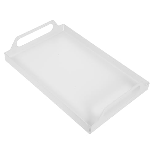 MAGICLULU Elegante Snackbox Aus Edelstahl Rechteckiges Serviertablett Für Obst Desserts Snacks Süßigkeiten Servierplatte Sicheres Material von MAGICLULU