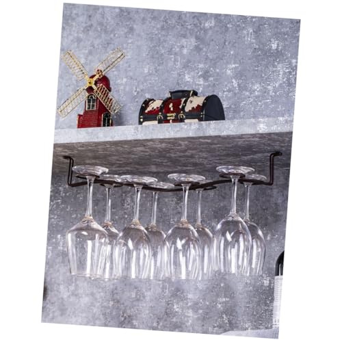 MAGICLULU 1Stück Kreativer Hängender Weinbecherhalter Aus Für Weingläser Für Home Bar Restaurant Und Partys Bronze von MAGICLULU