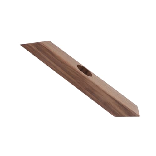 MAGICLULU 1Stücke Holz Weinregal Für Zuhause Kreatives Weinregal Aus Fas Schwarzem Walnussholz Zur Stilvollen Präsentation Von Weinflaschen Im Wohn Und Essbereich Einfache Montage von MAGICLULU