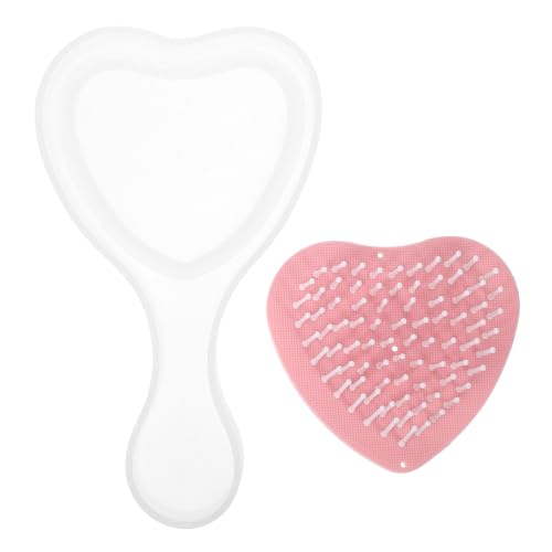 MAGICLULU 1satz Diy Silikonform Für Herz-kamm Teiliges Für Kreative Epoxidharz-projekte Leicht Zu Entformen Langlebig Und Flexibel Für Individuelle Und Handwerksprojekte von MAGICLULU