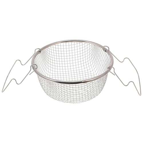 MAGICLULU 1stk Frittierkorb Aus Edelstahl Griffbrett Wok-werkzeuge Frittierkörbe Mit Griff Pommes Frites Korb Schaumlöffel Körbe Brathähnchen-netzhalter Runden Rostfreier Stahl Halterung MAGICLULU 1stk Frittierkorb Aus Edelstahl Griffbrett Wok-werkzeuge Frittierkörbe Mit Griff Pommes Frites Korb Schaumlöffel Körbe Brathähnchen-netzhalter Runden Rostfreier Stahl Halterung von MAGICLULU