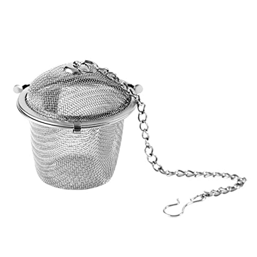 MAGICLULU Edelstahl Teekugelfilter 4,5cm Gewürzsieb Infuser Rostfreier Teefilter Für Losen Tee Kräuter Und Gewürze Langlebig Und Leicht Zu Reinigen Für Tee Tassen Und Teeschalen MAGICLULU Edelstahl Teekugelfilter 4,5cm Gewürzsieb Infuser Rostfreier Teefilter Für Losen Tee Kräuter Und Gewürze Langlebig Und Leicht Zu Reinigen Für Tee Tassen Und Teeschalen von MAGICLULU