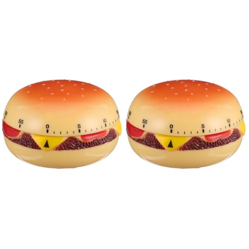 MAGICLULU 2 STK Hamburger Timer Digitale Eieruhr Tierischer Countdown Küchen-backtimer Eieruhr Für Kinder Küchentimer Süß Mechanischer Küchentimer Klein Rotieren Innen Metall Erinnerung MAGICLULU 2 STK Hamburger Timer Digitale Eieruhr Tierischer Countdown Küchen-backtimer Eieruhr Für Kinder Küchentimer Süß Mechanischer Küchentimer Klein Rotieren Innen Metall Erinnerung von MAGICLULU