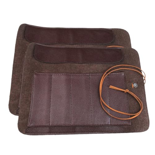 MAGICLULU 2 STK Hufbeschlag Tasche Werkzeug Rolltasche Leer Rolltasche Für Schnitzwerkzeug Schnitzmesser Tasche Schnitzwerkzeug Tasche Werkzeugrolle Messertasche Reisen Taschen Haupt von MAGICLULU
