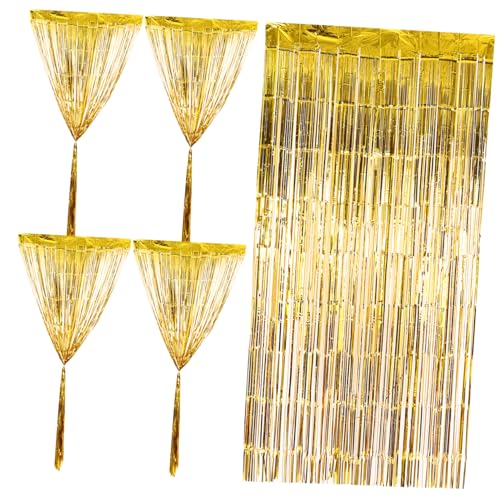 MAGICLULU 2 STÜCK Metallic Lametta Vorhänge Glänzende Fransen Vorhänge für Geburtstagsfeiern und Partys für Türen Wände und Fenster Deko MAGICLULU 2 STÜCK Metallic Lametta Vorhänge Glänzende Fransen Vorhänge für Geburtstagsfeiern und Partys für Türen Wände und Fenster Deko von MAGICLULU