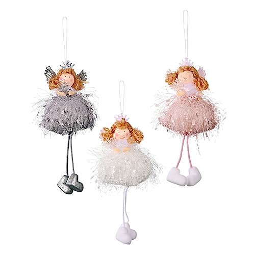 MAGICLULU 2 Sätze Engel Mädchen Puppe Krippendekor Figur Weihnachtsdekoration Plüschpuppe Partylichter Fee Christbaumschmuck Weihnachtsschmuck Weihnachtslichter Stoff 3 Stück * 2 MAGICLULU 2 Sätze Engel Mädchen Puppe Krippendekor Figur Weihnachtsdekoration Plüschpuppe Partylichter Fee Christbaumschmuck Weihnachtsschmuck Weihnachtslichter Stoff 3 Stück * 2 von MAGICLULU