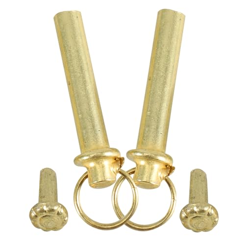 MAGICLULU 2 Sätze Fan-zubehör Mini -Fans Tragbar Hoch Fächerfaltung Mini-lüfter in Der Hand Faltlüfter Handfaltbare Ventilatoren Reparatur Klappbare Handventilatoren Rostfreier Stahl Golden von MAGICLULU