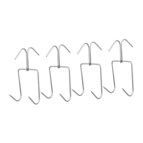 MAGICLULU 2 Sätze Fleischhaken Robuste Doppelte Bbq Haken Für Smoker Und Grill Vielseitig Einsetzbar Für Bacon Und Für Profis Und Hobbyköche 4 Stück * 2 MAGICLULU 2 Sätze Fleischhaken Robuste Doppelte Bbq Haken Für Smoker Und Grill Vielseitig Einsetzbar Für Bacon Und Für Profis Und Hobbyköche 4 Stück * 2 von MAGICLULU
