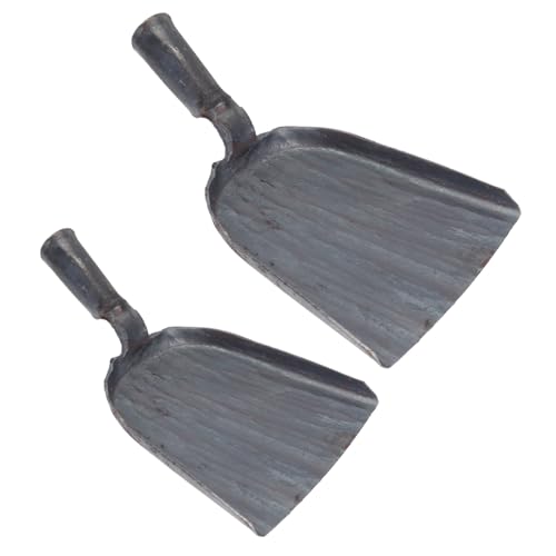 MAGICLULU 2 Sätze Teiliges Handgefertigter Kohleschaufeln Mini Ascheschaufel Und Kehrschaufel Für Grill Und Kamin Strapazierfähig Und Tragbar Für Einsatz Der Küche Und Beim BBQ 2 Stück * 2 von MAGICLULU