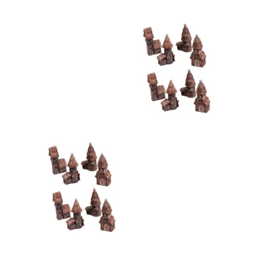 MAGICLULU 2 Sätze Teiliges Mini Schloss Tischdekor Mikrolandschaft Handwerksornamente Für Pflanzgefäße Für Zuhause Und Geeignet Für Sukkulenten Blumen Und 8 Stück * 2 MAGICLULU 2 Sätze Teiliges Mini Schloss Tischdekor Mikrolandschaft Handwerksornamente Für Pflanzgefäße Für Zuhause Und Geeignet Für Sukkulenten Blumen Und 8 Stück * 2 von MAGICLULU