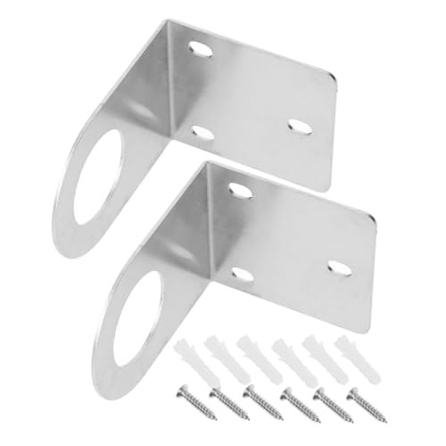 MAGICLULU 2 Sätze Wasserhahnhalterung Metall Wandmontage Wasserfilter Halterung Stabiler Befestigungsbügel für Küche Bad Einfach Installation Robust MAGICLULU 2 Sätze Wasserhahnhalterung Metall Wandmontage Wasserfilter Halterung Stabiler Befestigungsbügel für Küche Bad Einfach Installation Robust von MAGICLULU