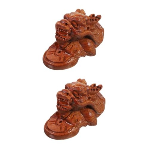 MAGICLULU 2 Stck. Hölzerne Geschnitzte Drachenanhänger Reiz handgeschnitzte Figuren Dekoration glücklich Drachendekor chinesische drachenverzierung Bastelzubehör Holz MAGICLULU 2 Stck. Hölzerne Geschnitzte Drachenanhänger Reiz handgeschnitzte Figuren Dekoration glücklich Drachendekor chinesische drachenverzierung Bastelzubehör Holz von MAGICLULU