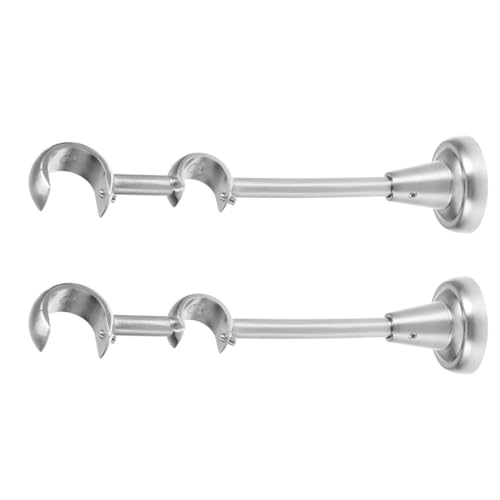 MAGICLULU 2 Stück Doppelte Gardinenstange Für Gardinenstangen Gardinenstangenhalter Für Zuhause 20 Mm/25 Mm von MAGICLULU