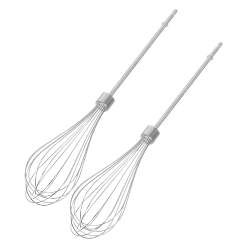 MAGICLULU 2 Stück Draht Schneebesen aus für Handmixer Ersatzrührbesen für Küche Verlängert und Verstärkt für Gleichmäßiges Wiederverwendbar von MAGICLULU