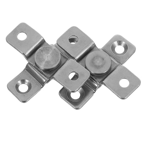 MAGICLULU 2 Stück Edelstahl Dämpfungsscharnier Positionierbares Tür justierscharnier Verdeckte Tür pivot hardware für Möbel und Küchenschränke Robust Korrosionsbeständig Präzise von MAGICLULU