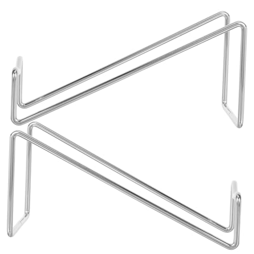 MAGICLULU 2 Stück Edelstahl Weinregal Tragbarer Moderner Flaschenhalter mit Geometrischem Design Robustes Rostfreies Stilvoll für Küche Wohnzimmer Garten Einfach zu Reinigen von MAGICLULU