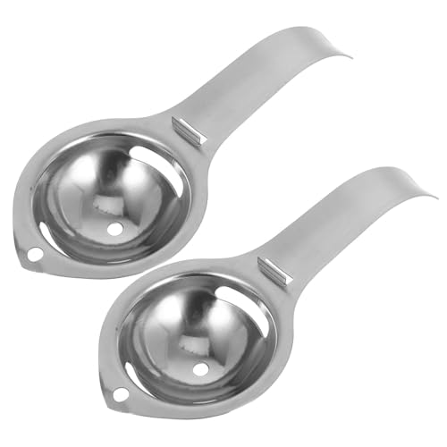 MAGICLULU 2 Stück Eiertrenner aus Eiweiß und Eidotter Separator Küchen Gadget für Backen und Kochen Leicht zu Reinigen Lagern von MAGICLULU