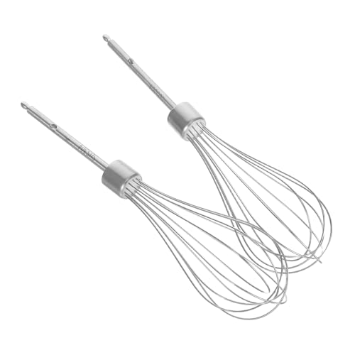 MAGICLULU 2 Stück Ersatz schneebesen Edelstahl für Handmixer Kompatibel mit Milchaufschäumer und Buttermixer Einfache Reinigung Ergonomisch zum Rühren von Ei Sahne und Teig Wiederverwendbar MAGICLULU 2 Stück Ersatz schneebesen Edelstahl für Handmixer Kompatibel mit Milchaufschäumer und Buttermixer Einfache Reinigung Ergonomisch zum Rühren von Ei Sahne und Teig Wiederverwendbar von MAGICLULU