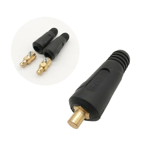 MAGICLULU 2 Stück Euro Kabelverbinder Mm² Schnellverbinder für Schweißgeräte Hochwertige Anschlussstücke mit Exzellenter Leitfähigkeit und Isolierung MAGICLULU 2 Stück Euro Kabelverbinder Mm² Schnellverbinder für Schweißgeräte Hochwertige Anschlussstücke mit Exzellenter Leitfähigkeit und Isolierung von MAGICLULU