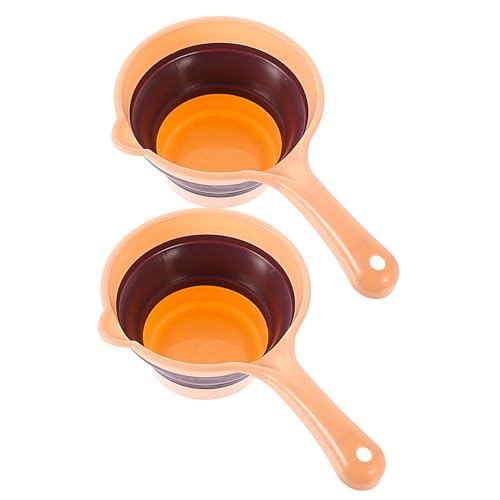 MAGICLULU 2 Stück Faltbare Wasserschaufel Set Praktische Kunststoff Schöpfkelle mit Großem Fassungsvermögen für Küche Haushalt Einfach zu Reinigen Platzsparend zum Waschen von Obst Gemüse MAGICLULU 2 Stück Faltbare Wasserschaufel Set Praktische Kunststoff Schöpfkelle mit Großem Fassungsvermögen für Küche Haushalt Einfach zu Reinigen Platzsparend zum Waschen von Obst Gemüse von MAGICLULU