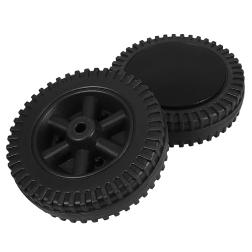 MAGICLULU 2 Stück Grillräder Robuste Pe Räder für Bbq Grills Ersatzteile für Transportwagen Vielseitig Einsetzbar Einfache Montage für Grill und Outdoor Anwendungen von MAGICLULU