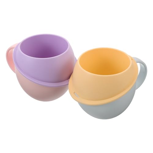 MAGICLULU 2 Stück Großkapazität Mundwasserbecher klarer Mundwasserbecher Trinkbecher für Mundwasserbehälter Mundwasserbecher mit Henkel unzerbrechlicher Kinderbecher Plastik MAGICLULU 2 Stück Großkapazität Mundwasserbecher klarer Mundwasserbecher Trinkbecher für Mundwasserbehälter Mundwasserbecher mit Henkel unzerbrechlicher Kinderbecher Plastik von MAGICLULU