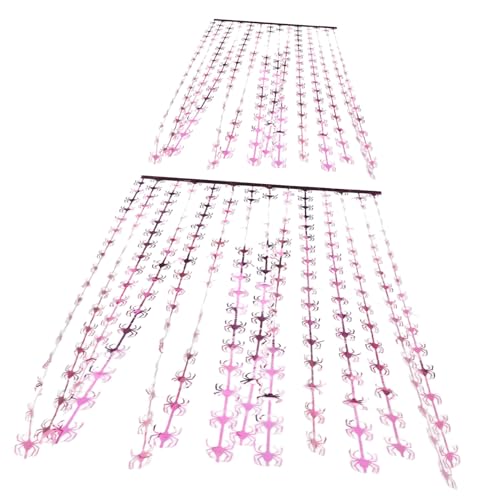MAGICLULU 2 Stück Halloween Dekoration Vorhang Lastelfolie -Randvorhang Lametta-Partydekoration Halloween-Folienfransenvorhänge Party- Hochzeitsstreamer das Haustier Violett MAGICLULU 2 Stück Halloween Dekoration Vorhang Lastelfolie -Randvorhang Lametta-Partydekoration Halloween-Folienfransenvorhänge Party- Hochzeitsstreamer das Haustier Violett von MAGICLULU