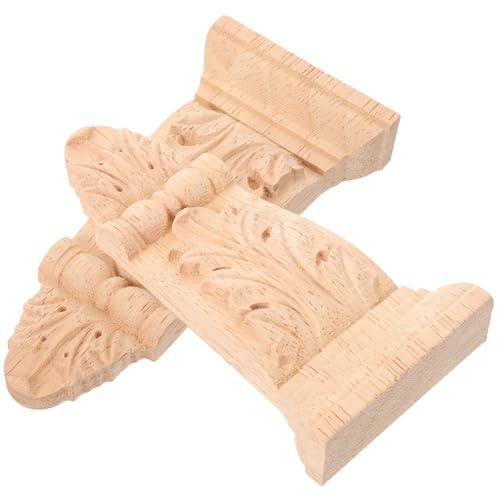 MAGICLULU 2 Stück Holz Geschnitzte Appliques für Möbel Europäischer Stil Dekorative Wand und Türverzierung DIY Material für Schrank Bett und Kamin MAGICLULU 2 Stück Holz Geschnitzte Appliques für Möbel Europäischer Stil Dekorative Wand und Türverzierung DIY Material für Schrank Bett und Kamin von MAGICLULU