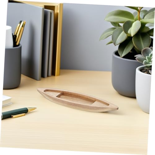 MAGICLULU 2 Stück Holzboot Modell Handgefertigt Schwimmfähig Für Aquarium Teich Desktop Dekoration Nautisches Segelboot Ornament von MAGICLULU