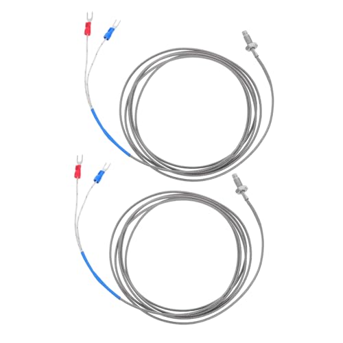 MAGICLULU 2 Stück K Thermoelement Temperaturfühler Gewinde Hochpräzise Industrieller Sensor für Heizung und Mechanische Geräte MAGICLULU 2 Stück K Thermoelement Temperaturfühler Gewinde Hochpräzise Industrieller Sensor für Heizung und Mechanische Geräte von MAGICLULU