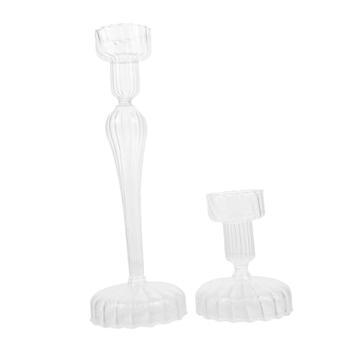 MAGICLULU 2 Stück Kerzenhalter Gestreift Moderner Kerzenständer für Teelichter und Stabkerzen Kreative Stehkerzenhalter Tischdekoration für Wohnzimmer Hochzeit und Festlichkeiten MAGICLULU 2 Stück Kerzenhalter Gestreift Moderner Kerzenständer für Teelichter und Stabkerzen Kreative Stehkerzenhalter Tischdekoration für Wohnzimmer Hochzeit und Festlichkeiten von MAGICLULU